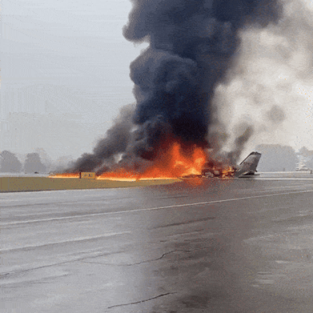 Snimka avionske nesreće u Sjevernoj Karolini