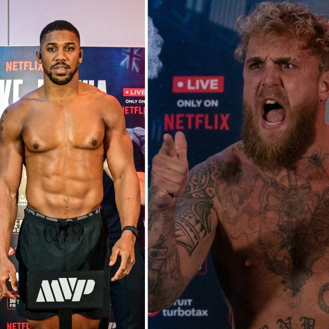 Anthony Joshua i Jake Paul