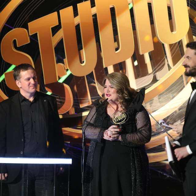 Ekipa s Radio Sljemena, kad su lani osvojili nagradu Zlatni Studio

 