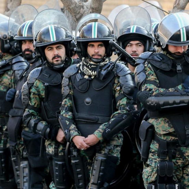 Specijalna policija u Iranu; ilustracija