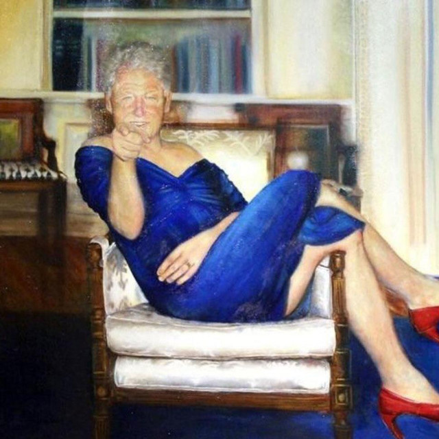 Portret Billa Clintona