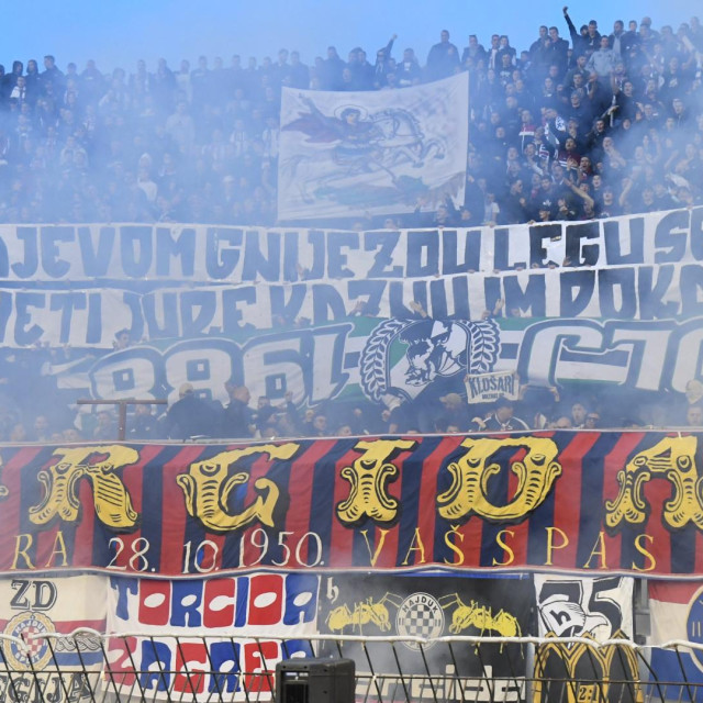 Torcida sa zastavom Green Dragonsa