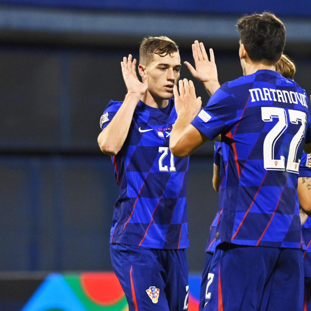 Luka Sučić u proslavi pogotka