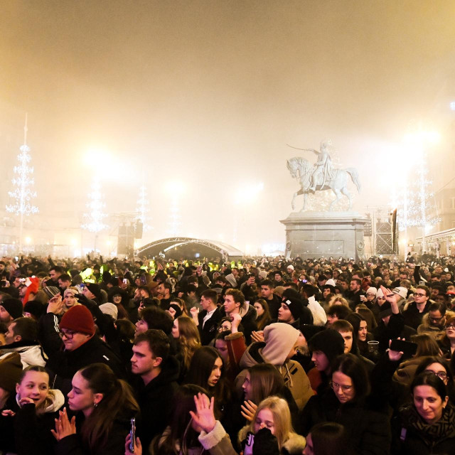 Slavljenička atmosfera za Novu godinu u Zagrebu