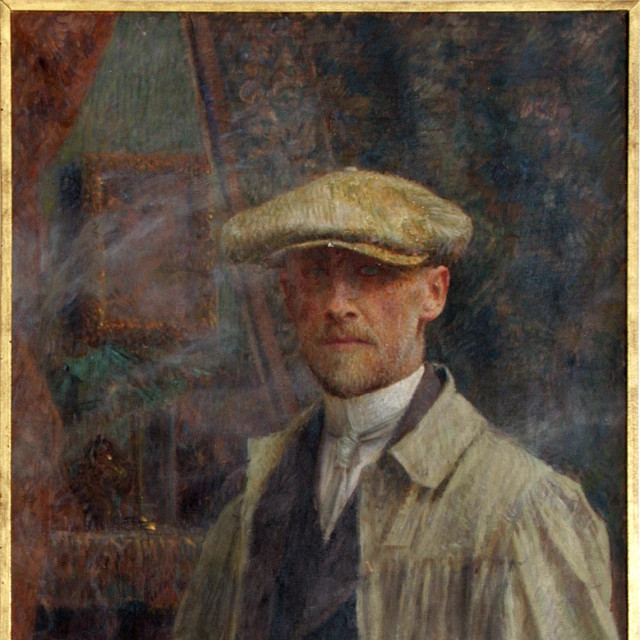 Vlaho Bukovac: Autoportret, oko 1914.