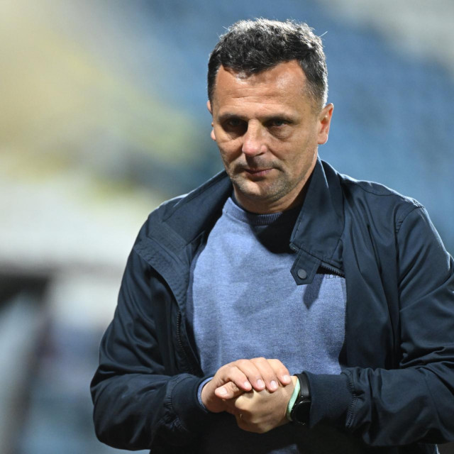 Velika Gorica, 140325.
Gradski stadion.
Utakmica 26. kola SuperSport HNL-a, Gorica - Slaven Belupo.
Na fotografiji: trener Belupa Mario Kovacevic.