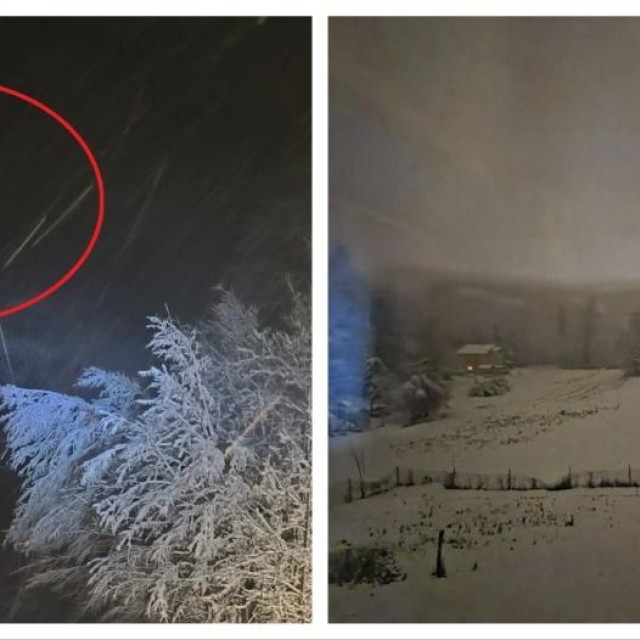 Trasa ispod spornog dalekovoda. Prizori iz Donjeg Hruševca, mjesta u okolici Zagreba. Božić će dočekati bez struje 