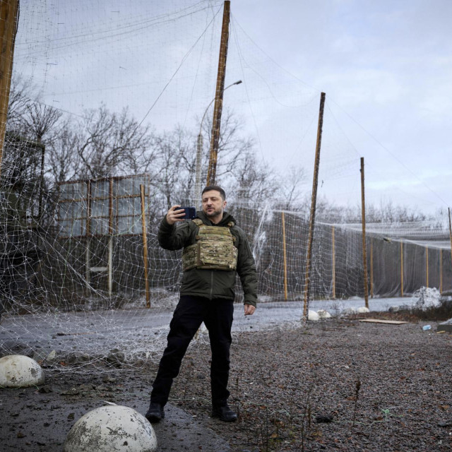 Zelenski na ulazu u grad Kupjansk