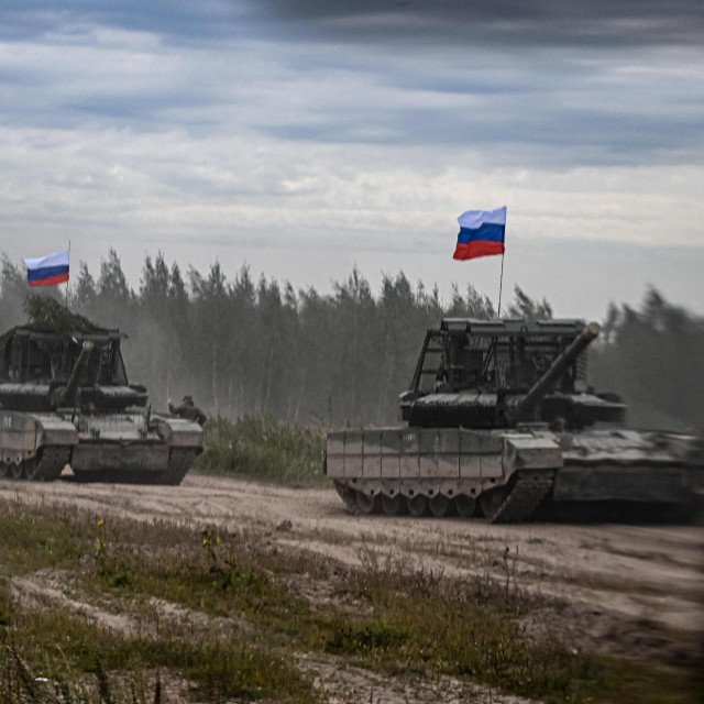 Ruski tenkovi koji su sudjelovali u vojnoj vježbi ”Zapad-2025”