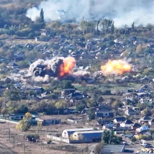 Kadar iz videozapisa ruskog napada na Kupjansk koji je krajem studenog 2025. objavilo Ministarstvo obrane Ruske Federacije. Ministarstvo je reklo da su ruske snage grad zauzele 21. studenog 2025.