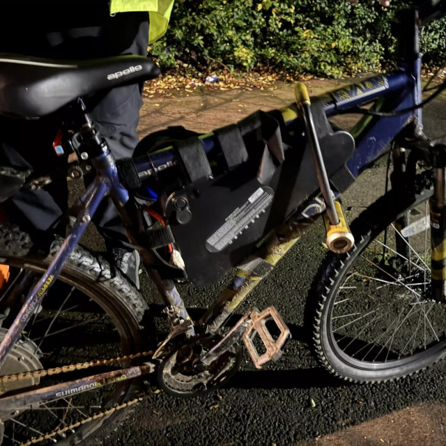 Zaplijenjeni ilegalni električni bicikl