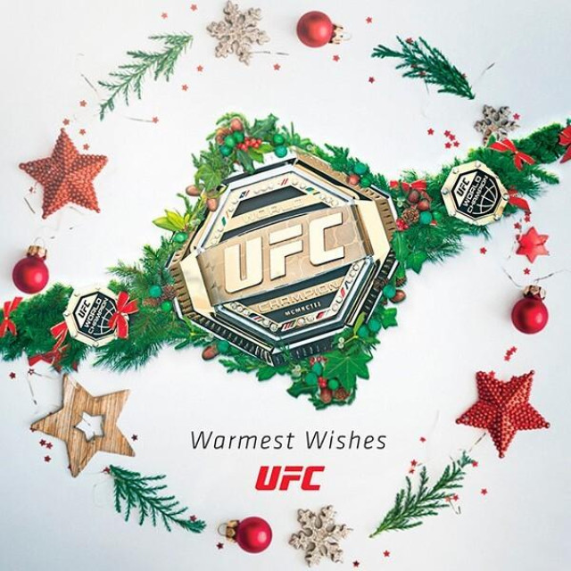 UFC božićna čestitka