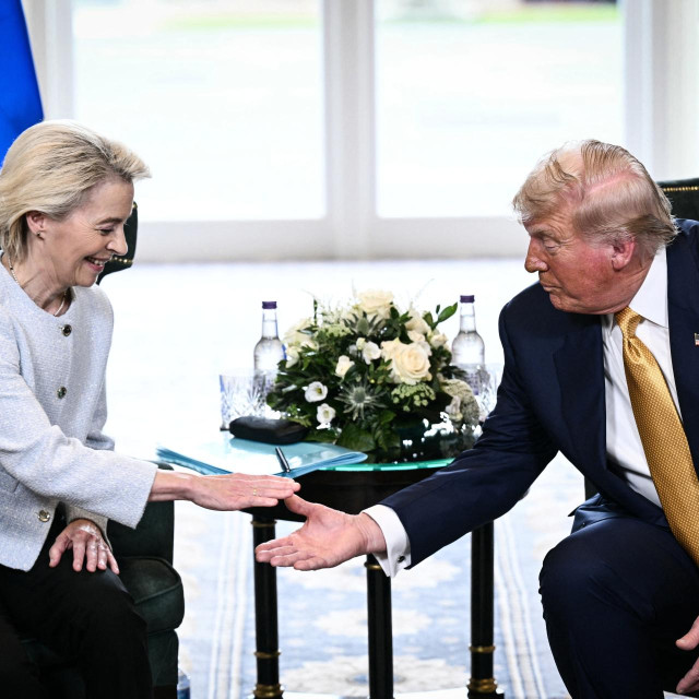 Ursula von der Leyen i Donald Trump