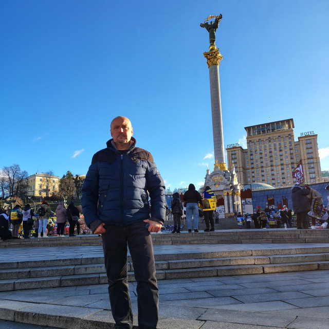 Ivan Herceg na Majdanu u Kijevu