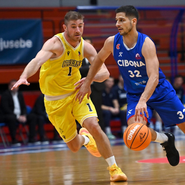 Cibona - Dubrava: Karlo Vragović, Roko Rogić