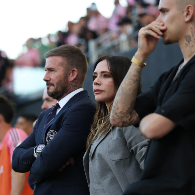 David, Victoria i Cruz Beckham