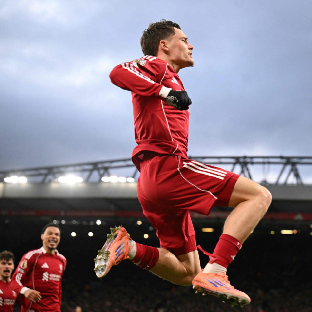 Florian Wirtz slvi prvi gol za Liverpool