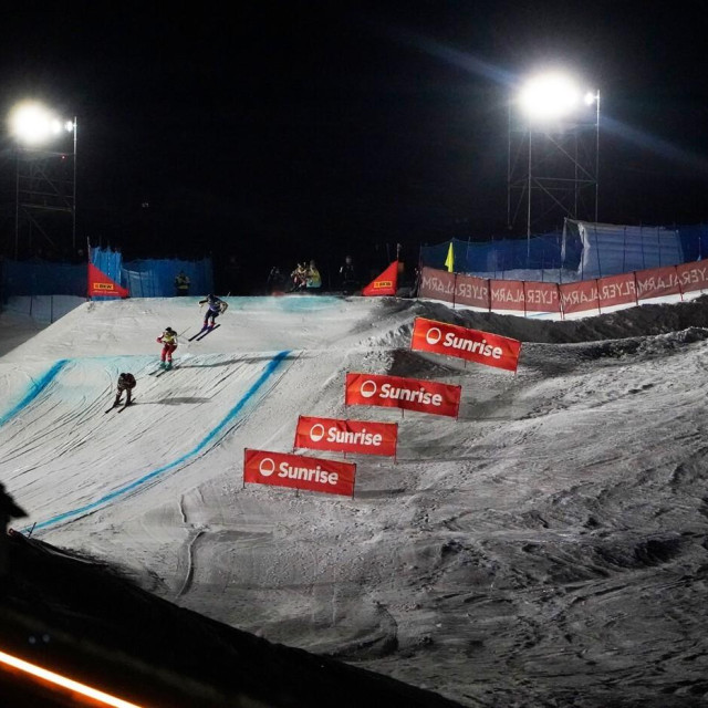 Slobodno skijanje, ilustracija