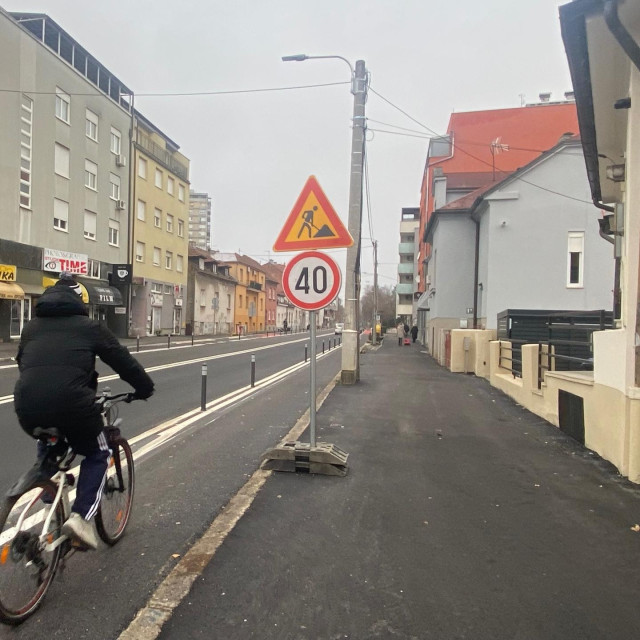 Nove biciklističke staze u Krapinskoj ulici izazvale su podijeljena mišljenja