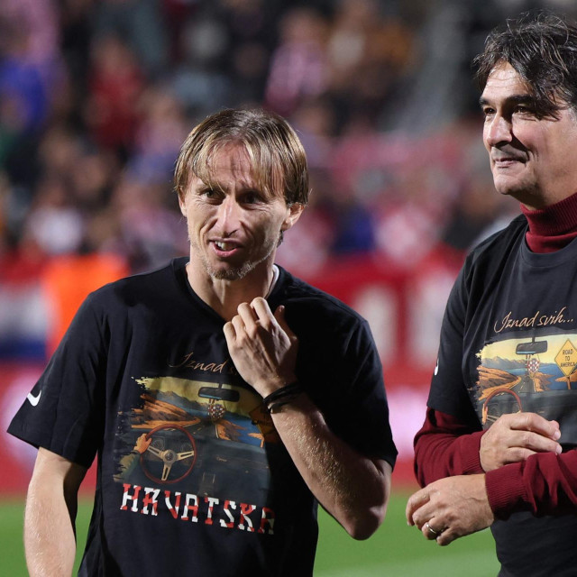 Luka Modrić i Zlatko Dalić