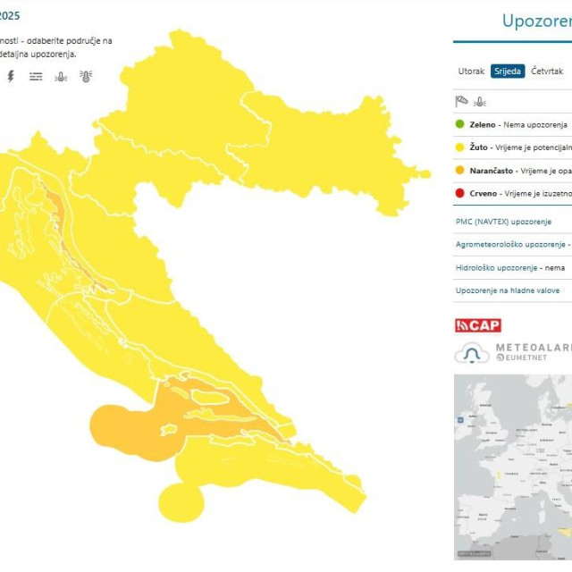 Prognoza za novogodišnju večer