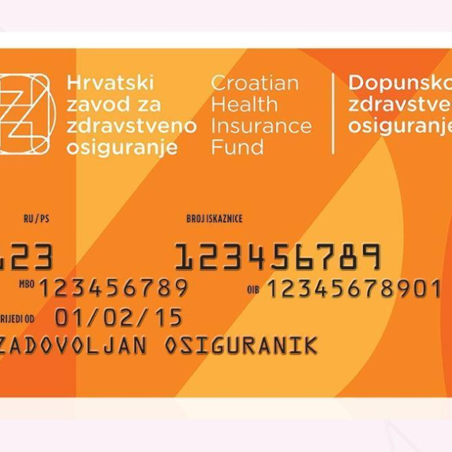 Kartica dopunskog zdravstvenog osiguranja
