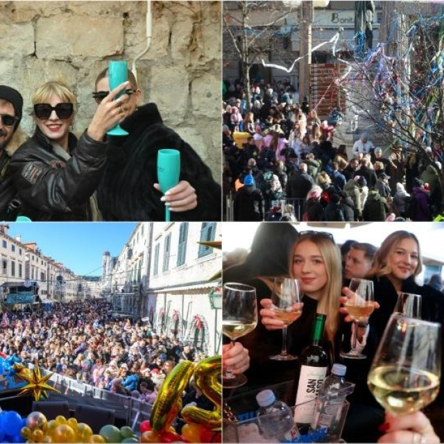 Doček Nove godine diljem Hrvatske