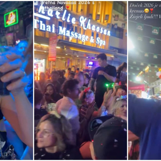 Glumica Bojana Gregorić Vejzović, sa svojom obitelji,  2026. dočekala je daleko od zime, u srcu azijskog kaosa i veselja - na ulicama Tajlanda