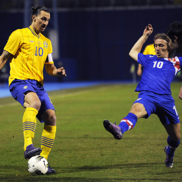 Zlatan Ibrahimović igrao je protiv Modrića 2012. u prijateljskoj utakmici Hrvatske i Švedske
