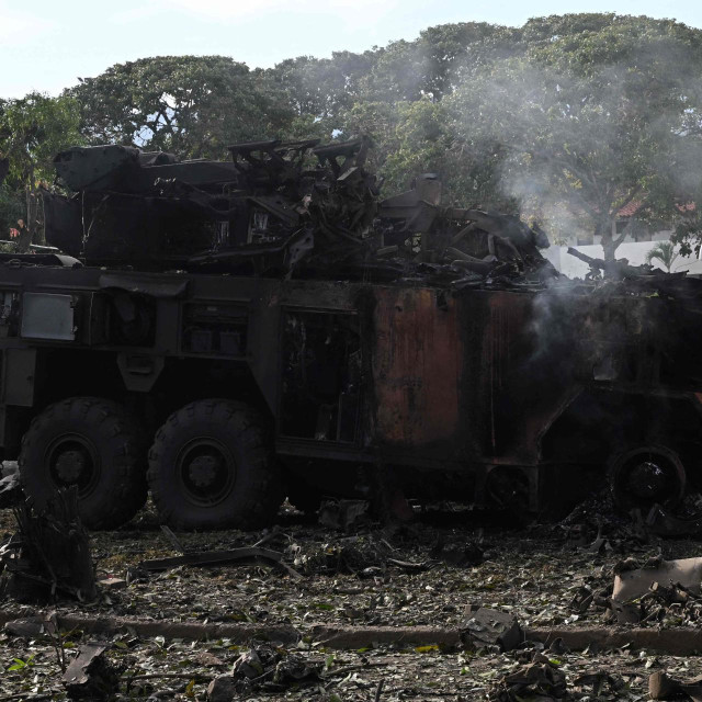 Prizor iz Caracasa nakon akcije