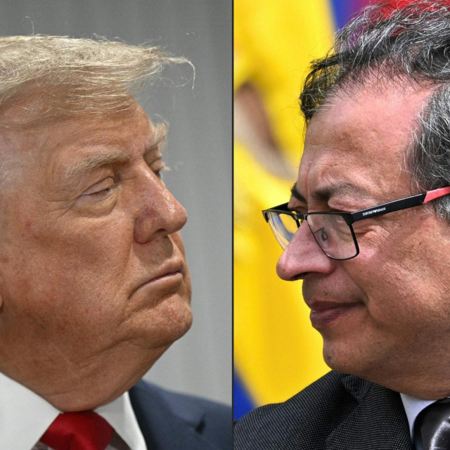 Donald Trump i Gustavo Petro