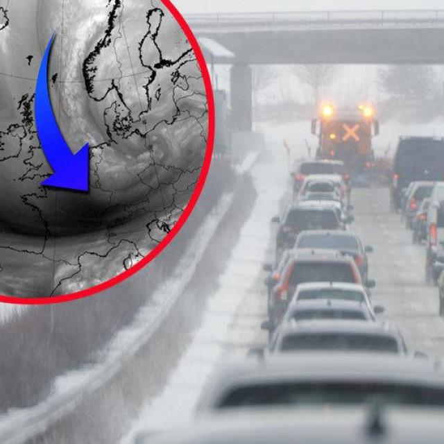 Snježna oluja (ilustracija)