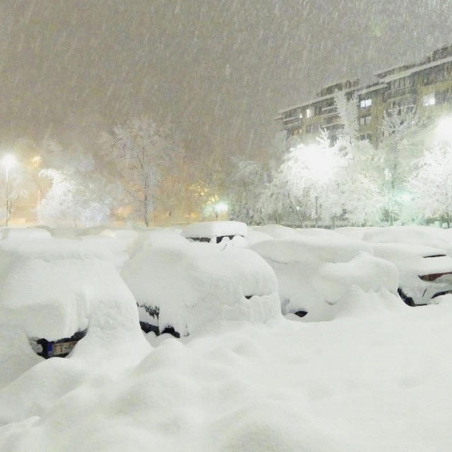 Snijeg u Sarajevu
