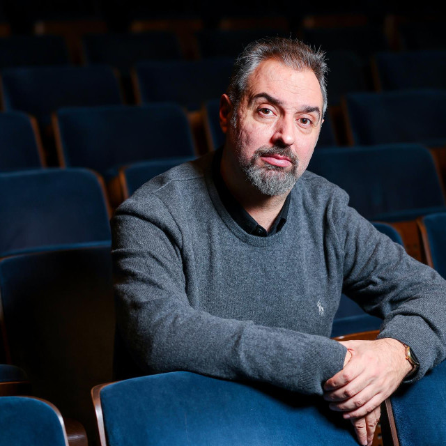 Zagreb, 050124. Kazaliste Gavella. Na fotografiji: glumac Enes Vejzovic.