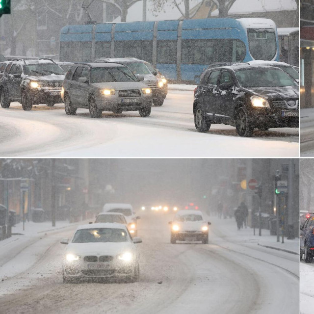 Snijeg u Zagrebu