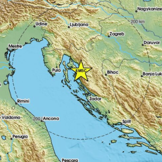 Potres je danas, iza 15 sati zatresao Senj i okolicu