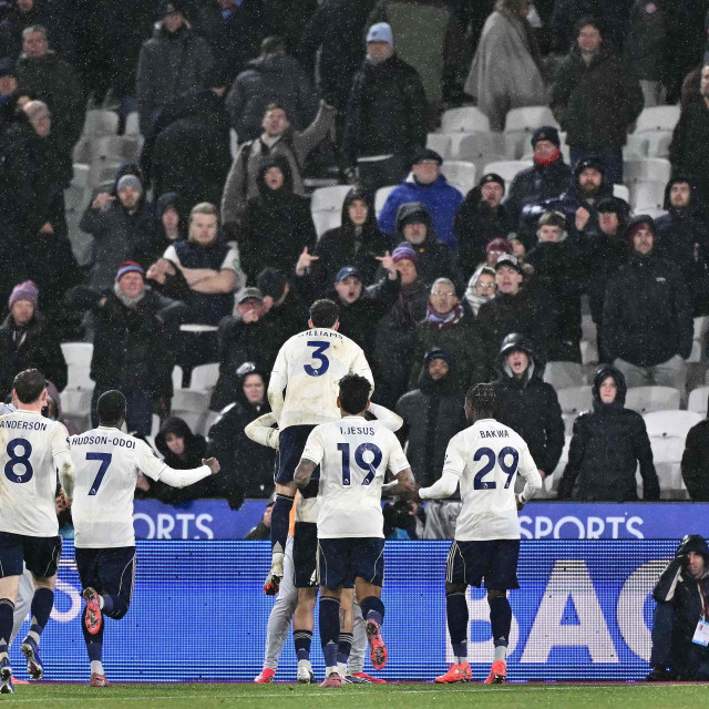 Igrači Nottingham Foresta slave gol