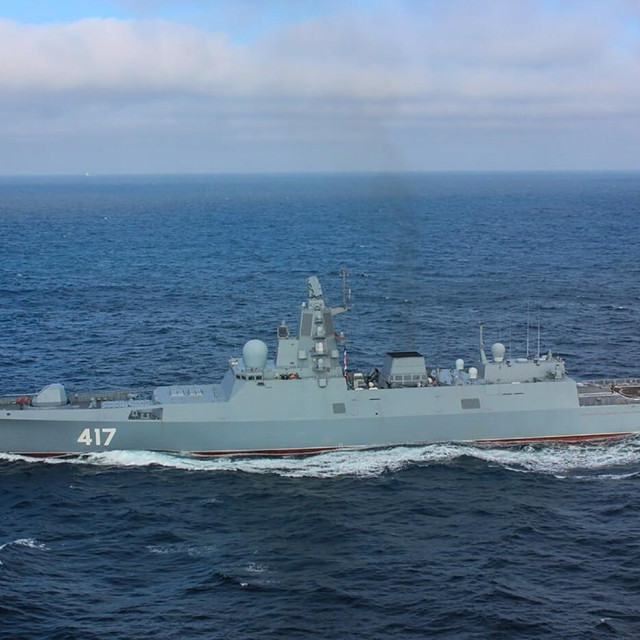 Arhivska fotografija, ruska fregata Admiral Gorškov u Atlantiku