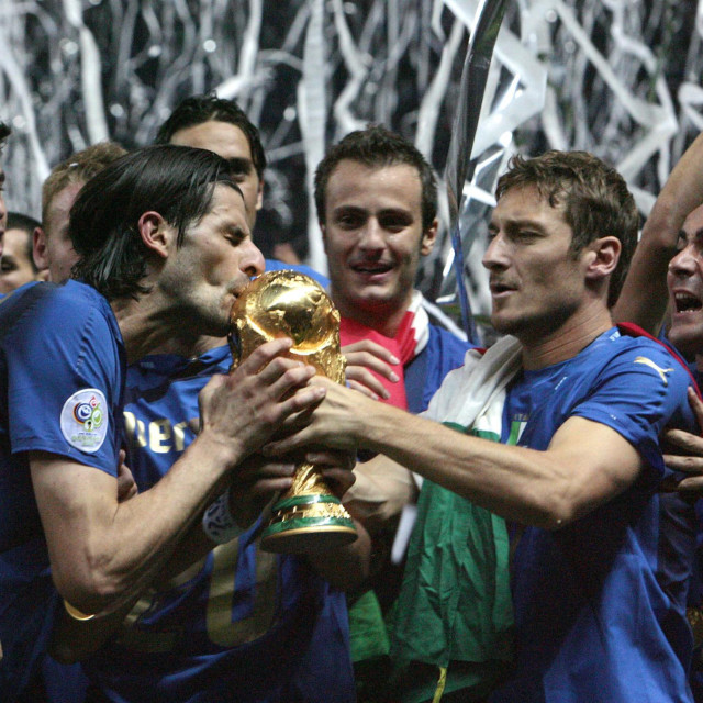 Vincenzo Iaquinta i Francesco Totti 