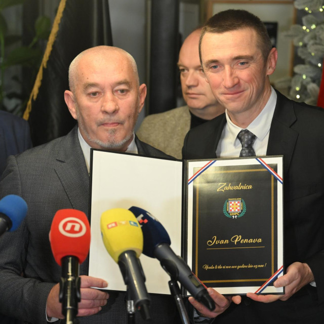 Predrag Mišić i Ivan Penava u kongresnoj dvorani splitskog hotela Radisson