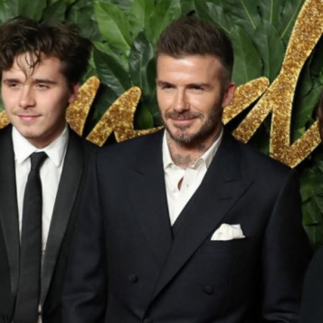 David Beckham, Victoria Beckham i Brooklyn Beckham