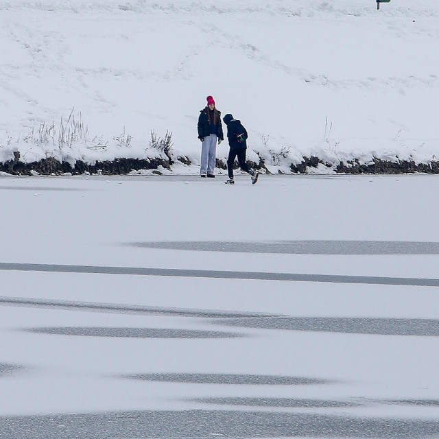 Zaleđeno jezero Jarun