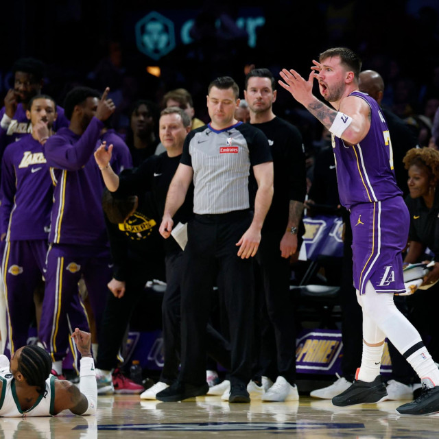 Luka Dončić nije se složio sa sudačkom odlukom u zadnjoj minuti