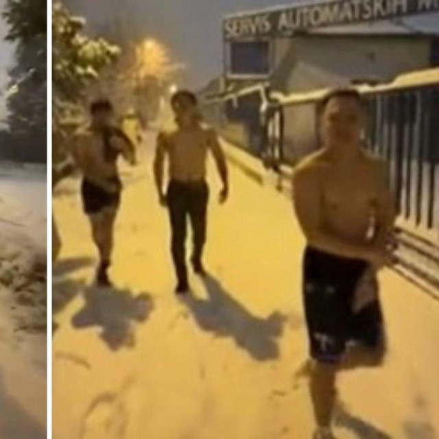 Filipinci uživaju u snijegu po prvi put