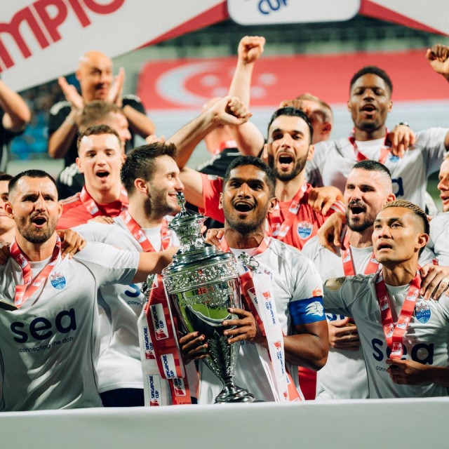 Slavlje igrača Lion City Sailorsa