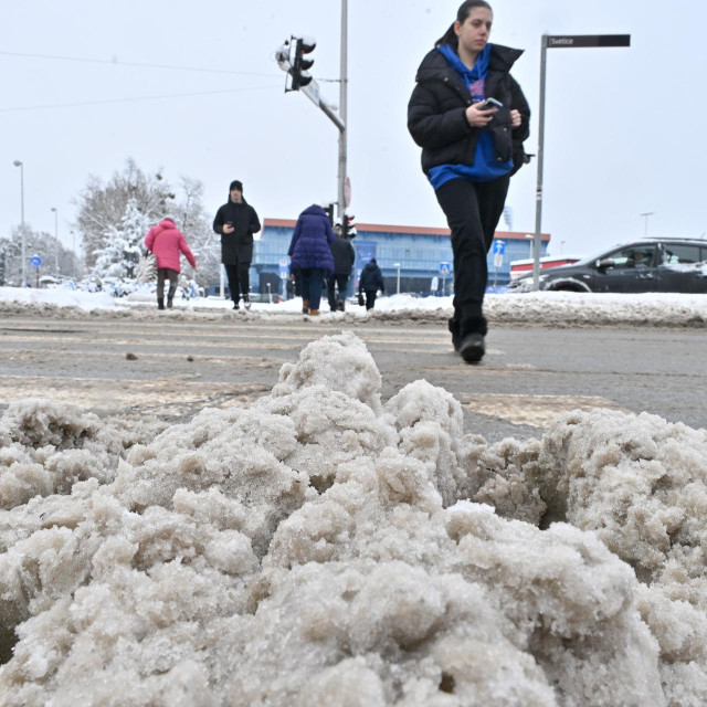 Snijeg u Zagrebu