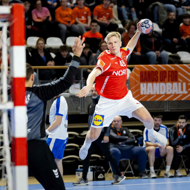 Frederik Bo Andersen u utakmici Zlante lige protiv Grka