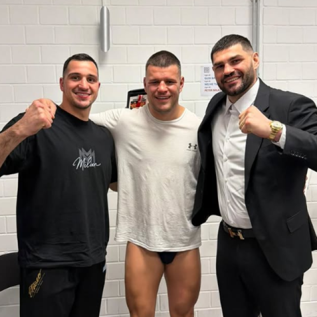 Marko Milun, Petar Milas i Filip Hrgović