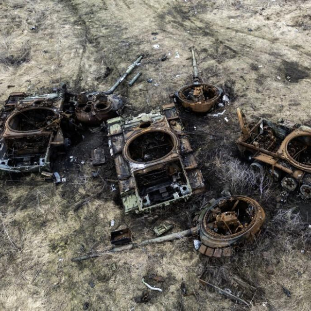 Uništeni ruski tenkovi