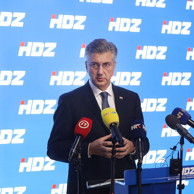 Predsjednik Vlade RH i HDZ-a Andrej Plenković